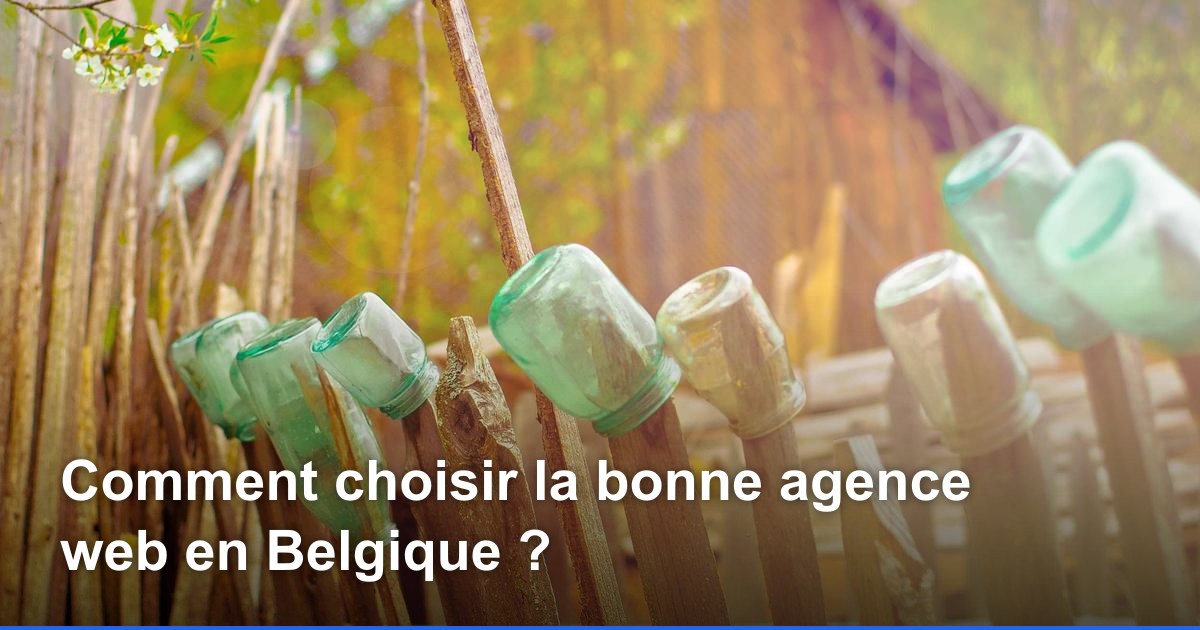 Comment choisir la bonne agence web en Belgique ?